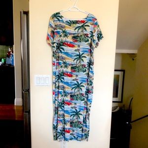 Vintage Reyn spooner Hawaiian Christmas maxi